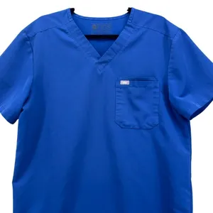 FIGS‎ Scrub Top Blue L thumbnail 3