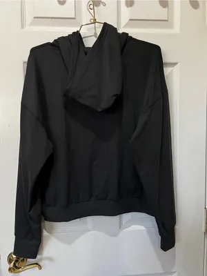 Vuori Women's Halo Modern Full Zip Hoodie Size XL Black Comfy Buttery Soft thumbnail 3