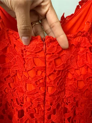 ASTR The Label LACE A LINE MIDI DRESS Sz: S thumbnail 7
