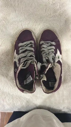 Maroon golden goose high tops  thumbnail 2