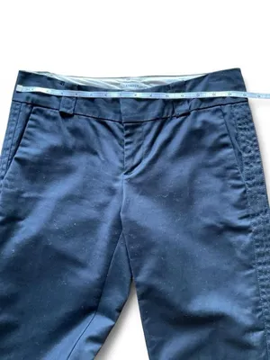 Old Navy Black Cropped Wide-Leg Pants thumbnail 7