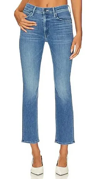 MOTHER The Mid Rise Dazzler Ankle‎ Jeans in Wish On A Star size 24 thumbnail 1