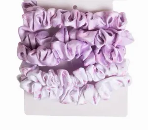 LoveShackFancy x Target Goody Happy Thoughts Skinny Satin Scrunchie 5CT Hibiscus thumbnail 1
