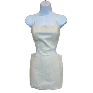 Superdown Faux Leather Mini Dress XS Cutout Going Out Bodycon Revolve $84 NEW thumbnail 4