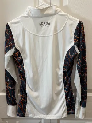 Equine Couture Ladies Snaffle Bridles Sport Shirt Show Shirt Small thumbnail 4
