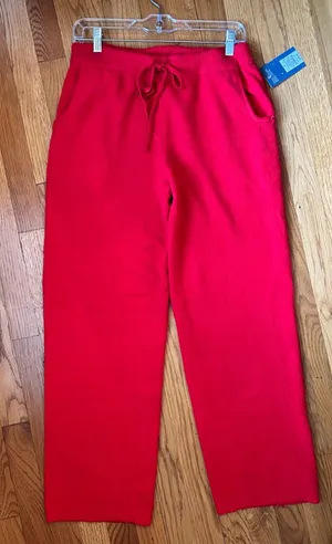 Universal Threads Red Knit Drawstring Joggers thumbnail 1