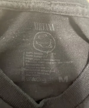 Nirvana Cropped Graphic Band T-Shirt thumbnail 3