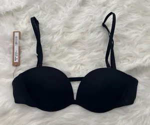 SKIMS Black Convertible Strap Bra thumbnail 1