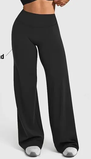 Wide Leg Yoga Pants Straight Leg Legging thumbnail 1