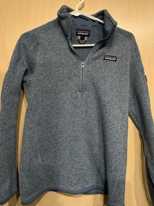 Patagonia Better Sweater 1/4 Zip Pullover Heather Blue S - Womens M 25618 thumbnail 1