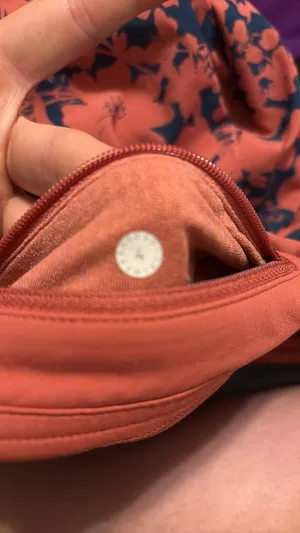 Red orange lulu lemon skirt thumbnail 4