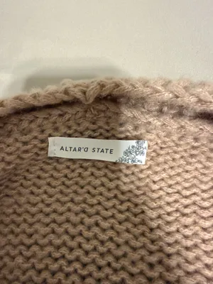 Altar'd State Women's Pink Cardigan thumbnail 3