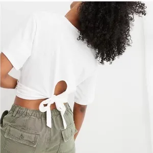 Aerie Short Sleeve Wrap Shirt thumbnail 2
