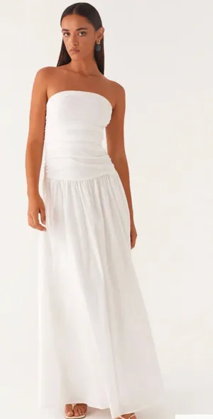 Peppermayo Carmel Maxi Dress White  thumbnail 1