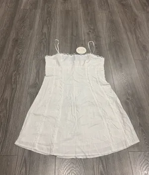 New Here Comes The Sun Chamberlain Scallop Trim Mini Dress Size XL MSRP $90 thumbnail 9