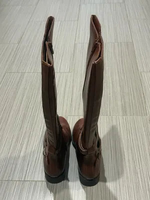 Esprit Brown Knee High Riding Boots Women’s Size 8M NWOB Buckle Zip thumbnail 5