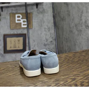 Giani Bernini Womens Lesleee Slip-On Memory Foam Loafers Light Blue Suede 6M thumbnail 4