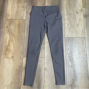 Athleta Gray‎ Workout Yoga Leggings Size Small 27" Tight thumbnail 6