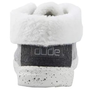 Hey Dude Britt Womens Faux Fur Lined Slip On Shoes Gray Cozy Casual‎ - Size 8 thumbnail 4