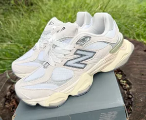 New Balance 9060 white & cream sneakers women size 5.5 #newbalance #trainers thumbnail 1