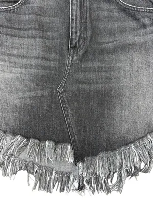 Like New Free People We The Free Bailey Black Denim Skirt Size 30 thumbnail 9