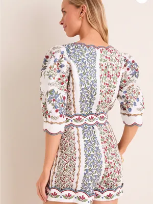 Farm Rio Fruit Beauty Off-White Romper size XL thumbnail 3