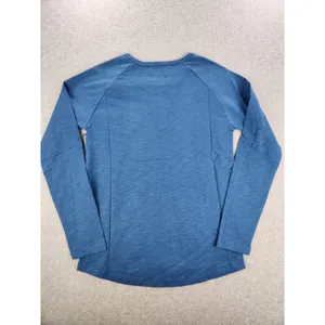 NWT Diamond Supply Co. Womens Sz XSMALL Washed Blue Henley‎ Long Sleeve Shirt XS thumbnail 7