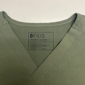 FIGS Technical Collection Olive Short Sleeve PO1644 Medical Scrub Shirt- Large thumbnail 10