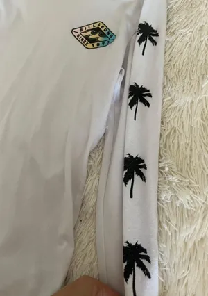 Billabong white long sleeve thumbnail 2