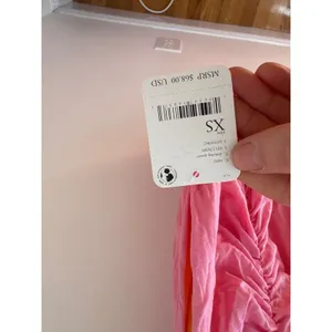 NWT‎ Free People Dancing Queen Reversible Ruched Tank Top Pink Orange XS thumbnail 4