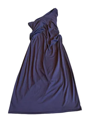 Victoria's Secret Bra Tops One-Shoulder Purple Dress Stretchy Built-In Bra Large thumbnail 1