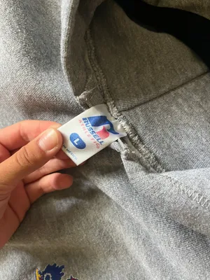 KU Quarter Zip Hoodie Gray Size L thumbnail 3