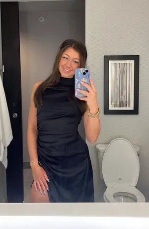 ThatsSoFetch Formal Black Silk Maxi Dress thumbnail 2