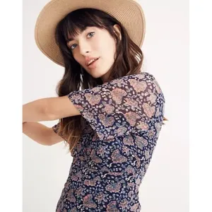 Madewell Orchard‎ Flutter Sleeve Mini Dress 4 thumbnail 3