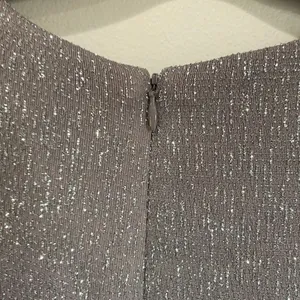 Betsy & Adam Long Sleeve Glitter Knit Gown‎ maxi ball gown prom wedding Size 8 thumbnail 8