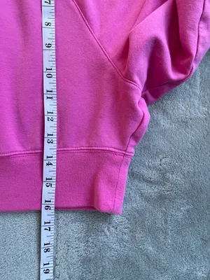 ALO Yoga cropped double take hoodie pink loungewear spring outdoor raglan sleeve thumbnail 6