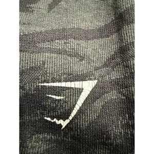Gymshark‎ Adapt Animal Seamless Leggings Womens XS Black Grey Zebra GLLG4296-BK thumbnail 4