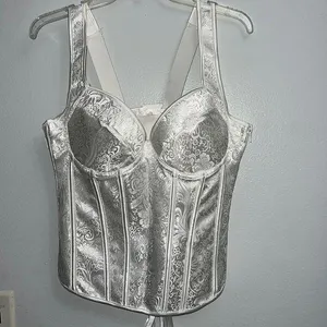 02 Collection White Bridal Bustier Large NWOT thumbnail 2