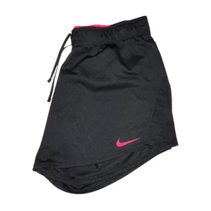 Nike Dri-FIT Womens Running Shorts Black Pink Logo Waistband 885273-013 Size M thumbnail 9