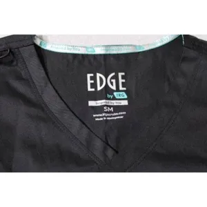 EDGE by IRG black women's scrub top | Size Small‎ thumbnail 4