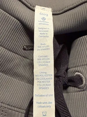 Y2K Lululemon Studio Pant Women's 4 Soot Light Gray Active Athletic Workout Gym thumbnail 12