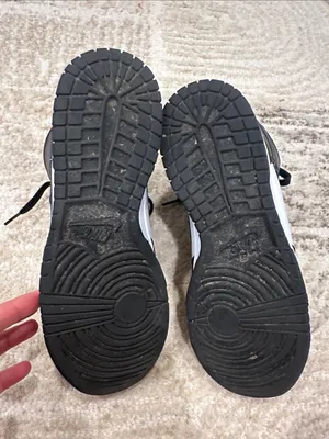 Nike Black and White High-Top Sneakers thumbnail 6