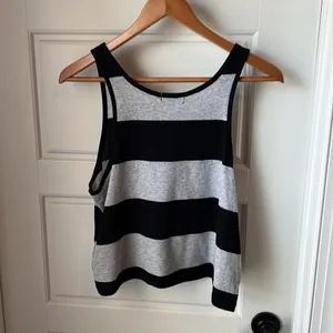 Ambiance Apparel Crop Stripes Top thumbnail 3