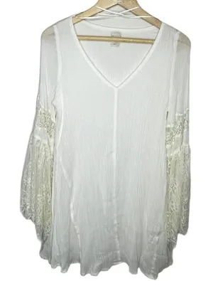 L*Space White Cover-Up Dress Lace‎ thumbnail 1