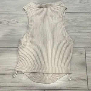 La hearts pacsun crème/white halter knit tank top Size small‎ thumbnail 3