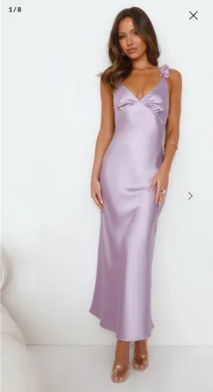Parties In Spring Hello Molly Satin Maxi Dress thumbnail 2