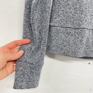 Aritzia Community Blue Crew Neck Long Sleeve Pullover Sweater Womens S Speckled thumbnail 3
