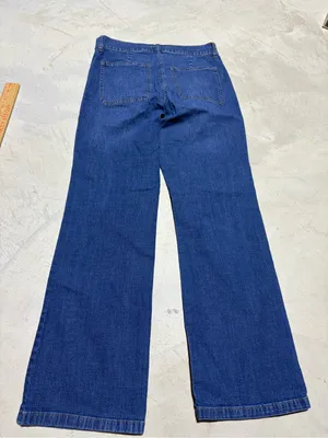 J. Crew Wide Leg Women's Jeans Blue 25 thumbnail 4
