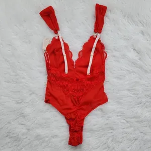 We are HAH -415 Hot As‎ Hell Cheap and Cheerful Bodysuit Red Blood Orange XS thumbnail 6