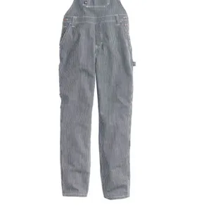 Carhartt Women's Relaxed Fit Denim Railroad Striped Bib Overall XS thumbnail 11